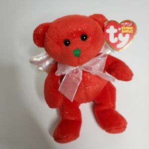 Ty Hark Red Small Beanie Babies Vintage Beanie.